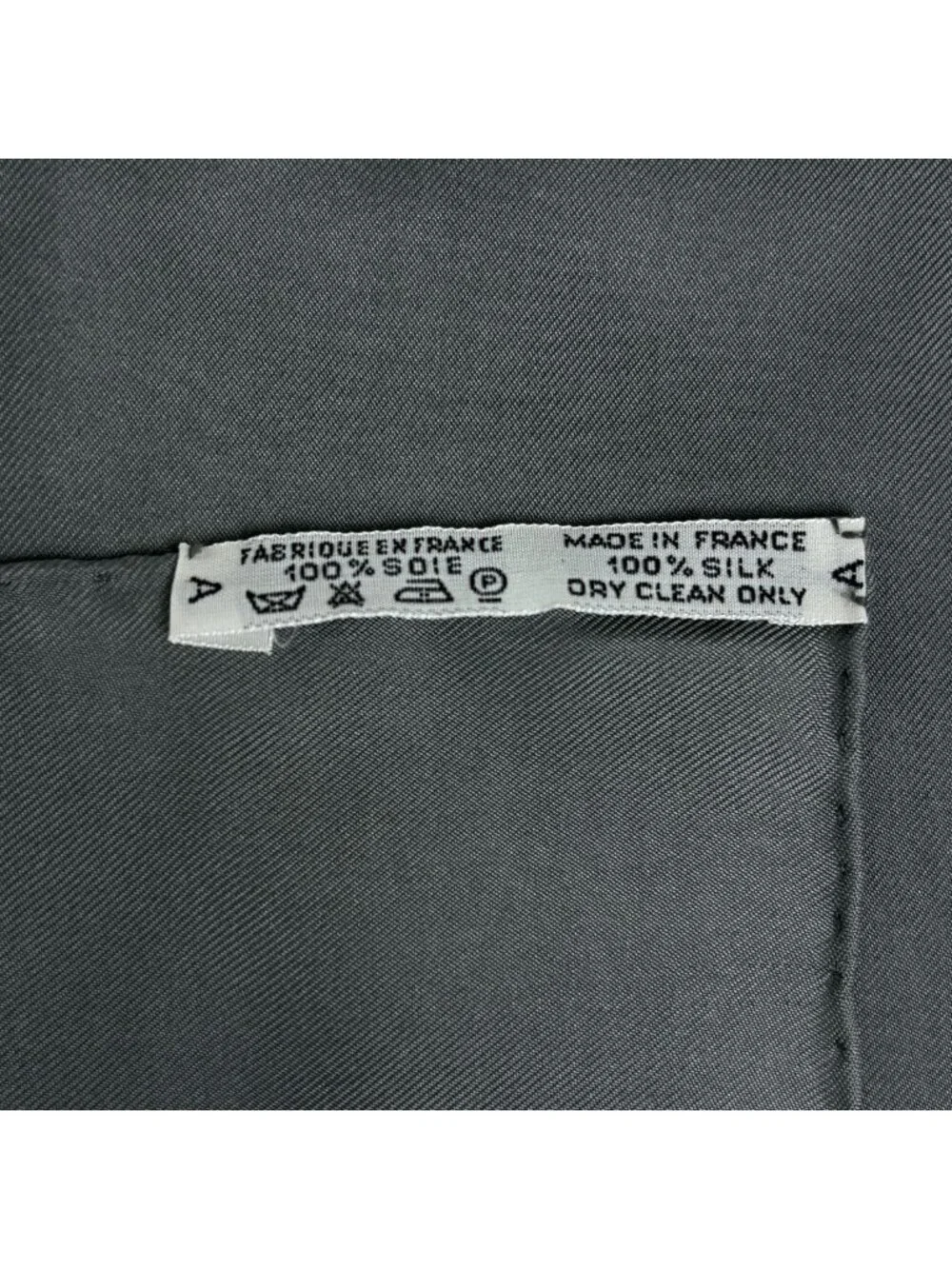 Hermes Carre 90 Cols Verts Scarf Mallard Silk Gray Multicolor